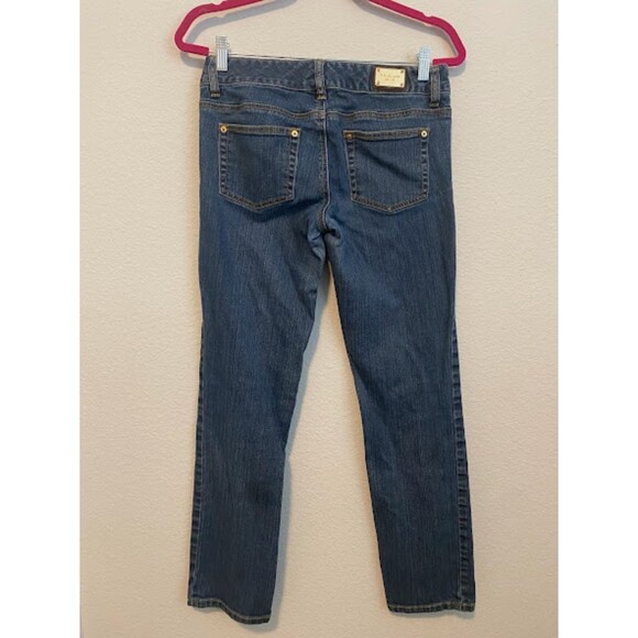 Michael Kors Women's Gold Metal Back Label Size 4 - Picture 2 of 6